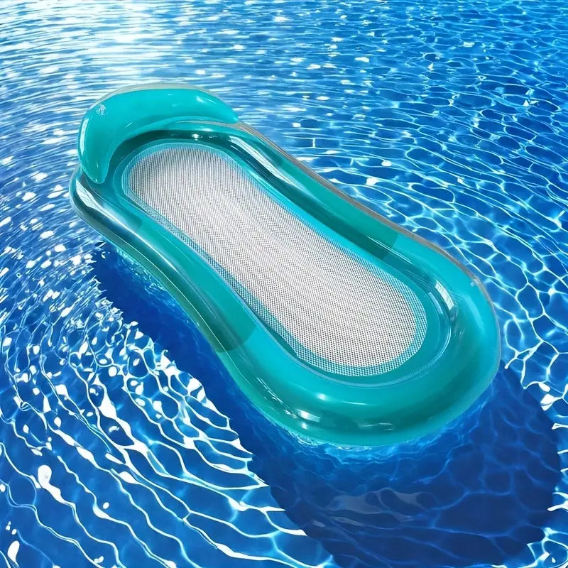 AquaRest Inflatable Floating Bed with Backrest
