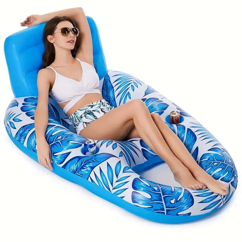 FloatEase Inflatable Pool Chair for Adults