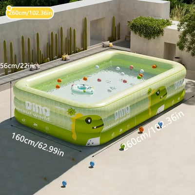 Jungle Splash Kids Inflatable Pool