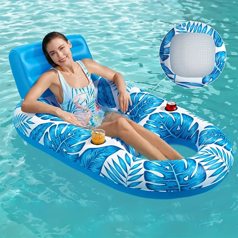 FloatEase Inflatable Pool Chair for Adults