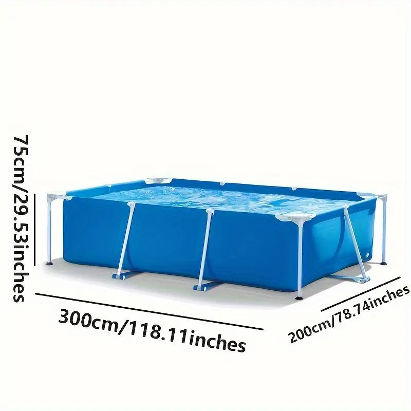 INTEX Blue Foldable Above Ground Pool – 2220cm x 150cm