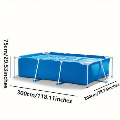 INTEX Blue Foldable Above Ground Pool – 2220cm x 150cm