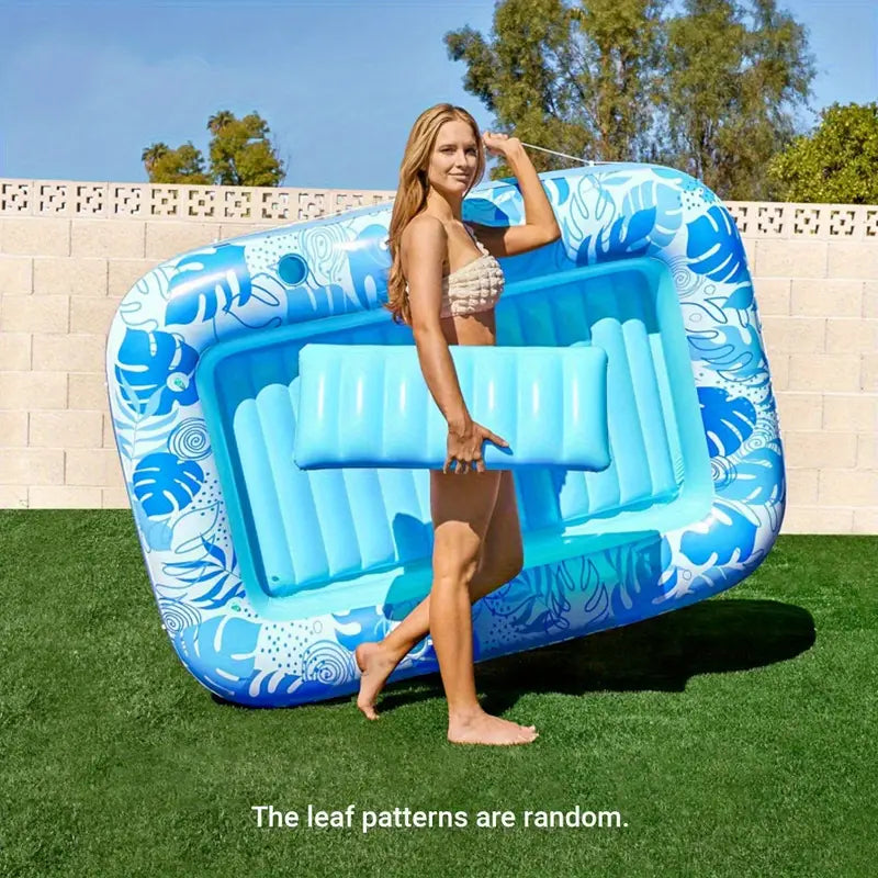 SunLuxe Inflatable Tanning Pool Lounger