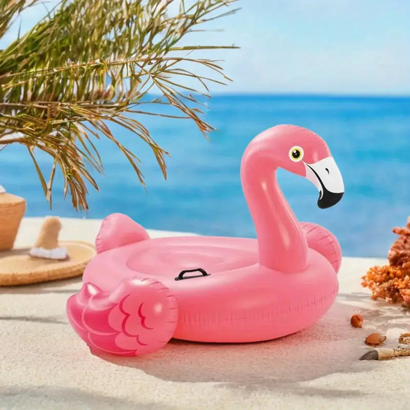 FlamiLuxe Giant Inflatable Flamingo Float Bed
