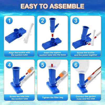 AquaSweep Upgraded Pool & Spa Jet Vacuum Cleaner