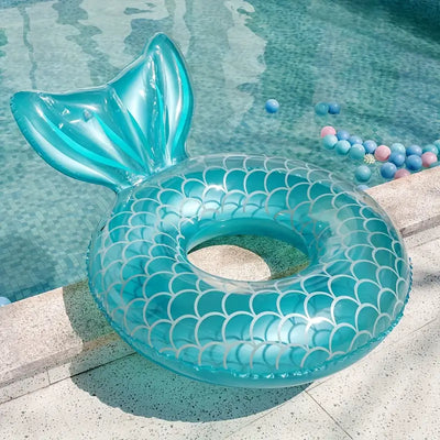 MermaidWave Inflatable Tail Pool Float