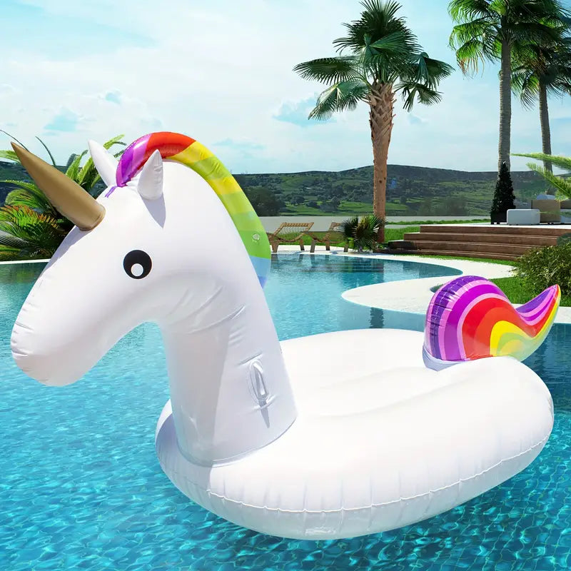 RainbowUnicorn Inflatable Pool Float